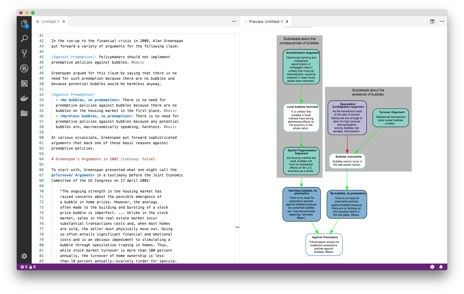 Installing the Argdown VS Code Extension | Argdown